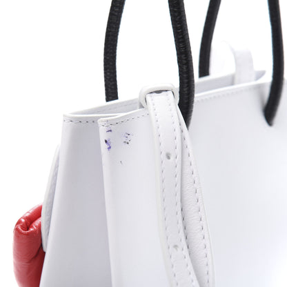 Balenciaga Calfskin Hello Kitty Shopping Tote Optic White 10 of 11