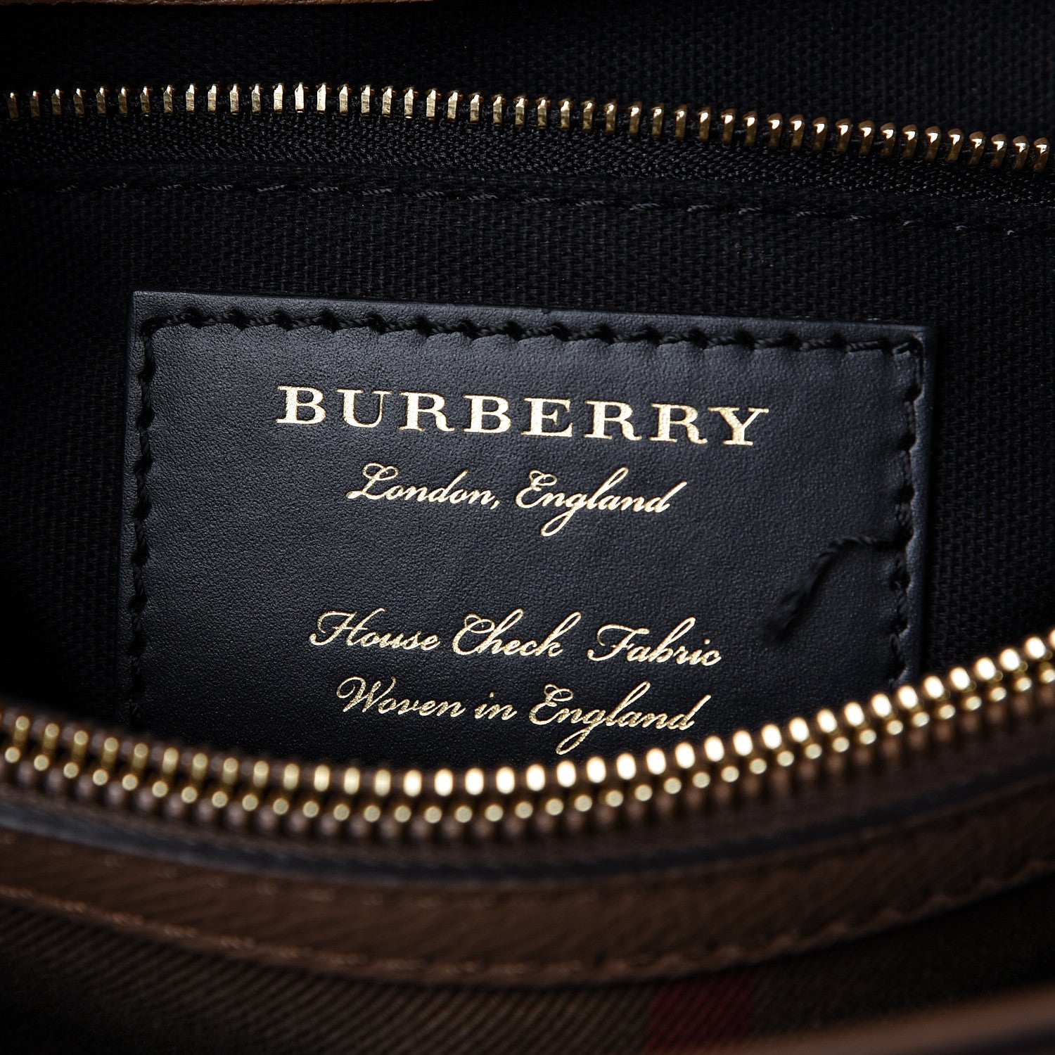 Burberry Derby Calfskin House Check Medium Camberley Dark Sand 6 of 9