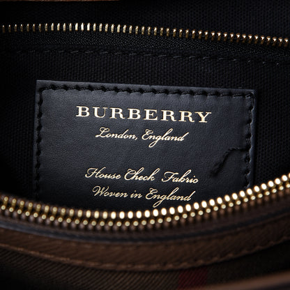 Burberry Derby Calfskin House Check Medium Camberley Dark Sand 6 of 9