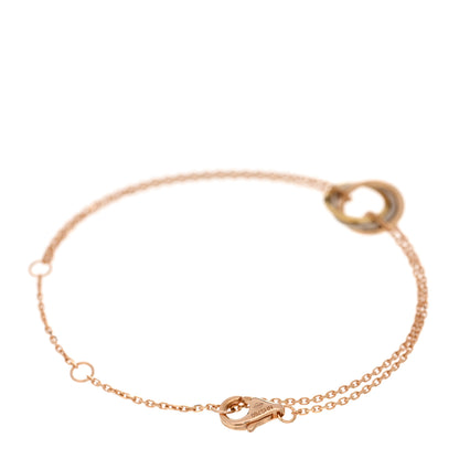 Cartier 18K Pink Yellow White Gold Trinity Bracelet 2 of 4