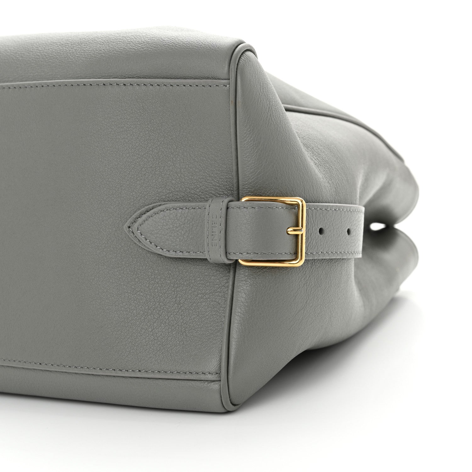 Celine Supple Calfskin Medium Appoline Zinc 10 of 10