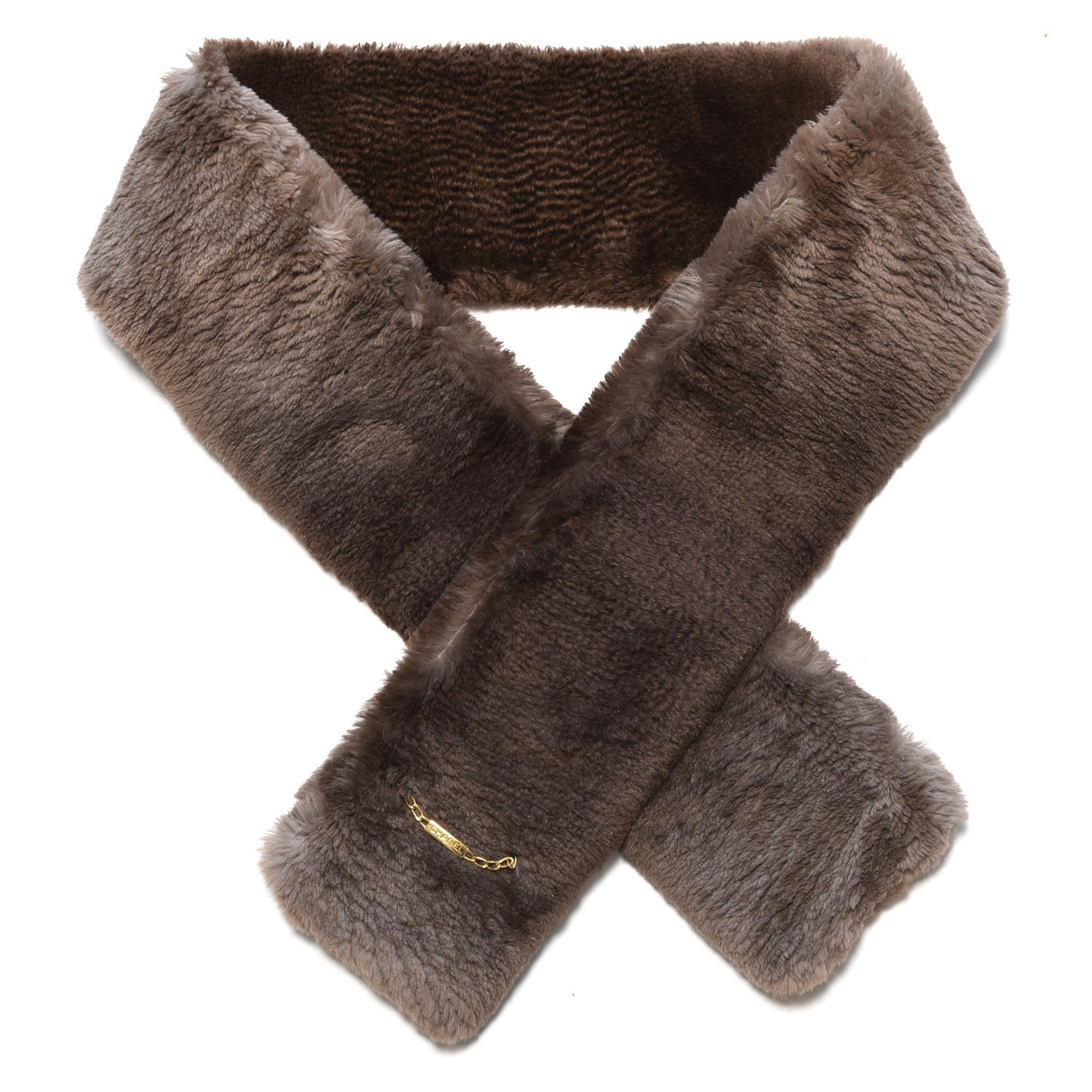 Fur CC Scarf Brown