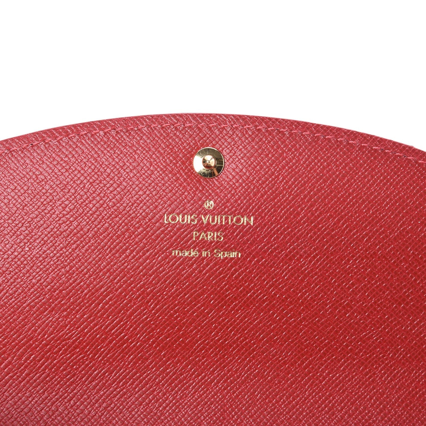 Damier Ebene Caissa Wallet Cherry