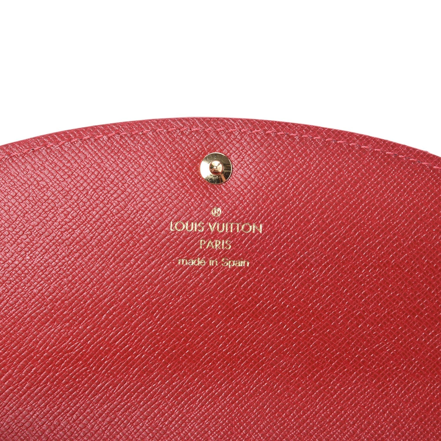 Louis Vuitton Damier Ebene Caissa Wallet Cherry 6 of 8