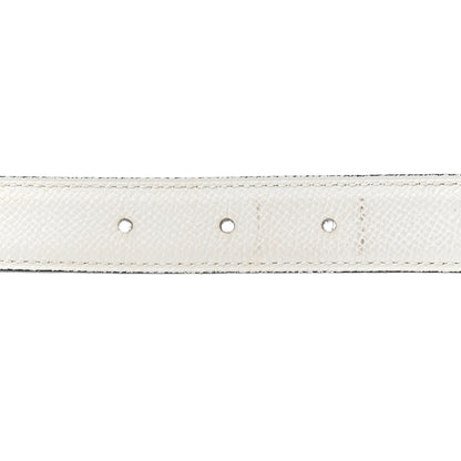 Hermes Swift Epsom 24mm Gamma Belt 90 36 White Etoupe 4 of 9