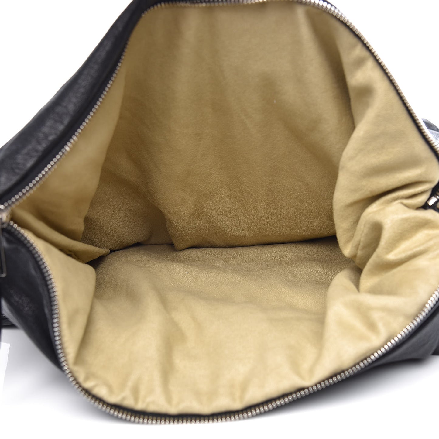Lambskin Large Biker Hobo Black
