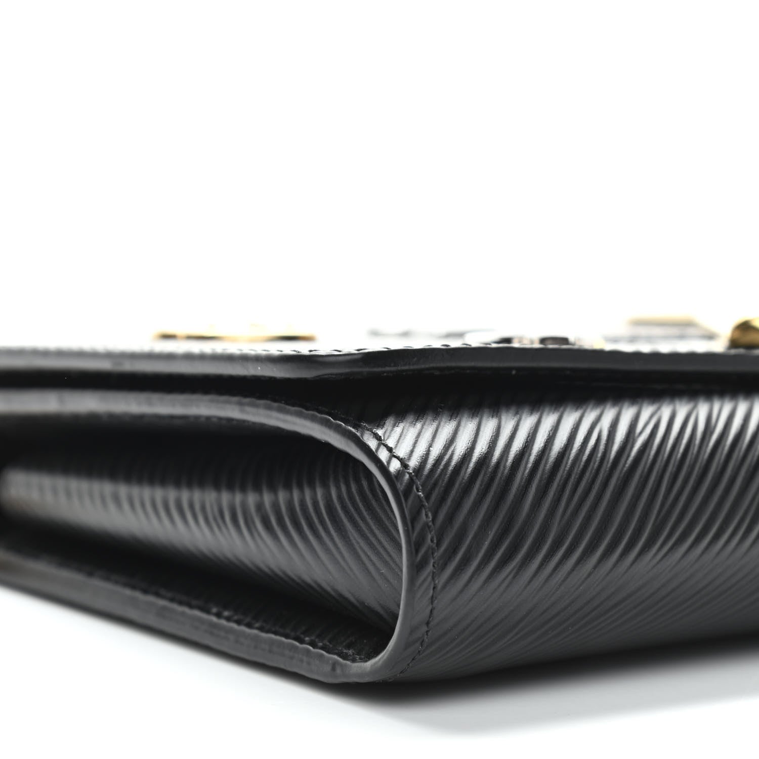Louis Vuitton Epi Love Lock Twist Chain Wallet Black 9 of 10