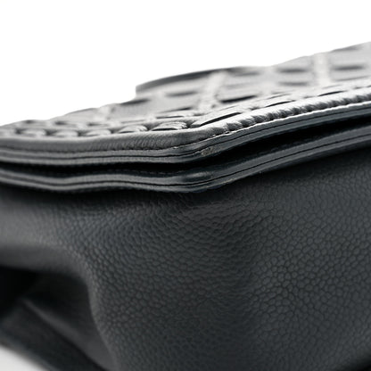 Chanel Caviar Stitched Medium Boy Flap Blue 11 of 11