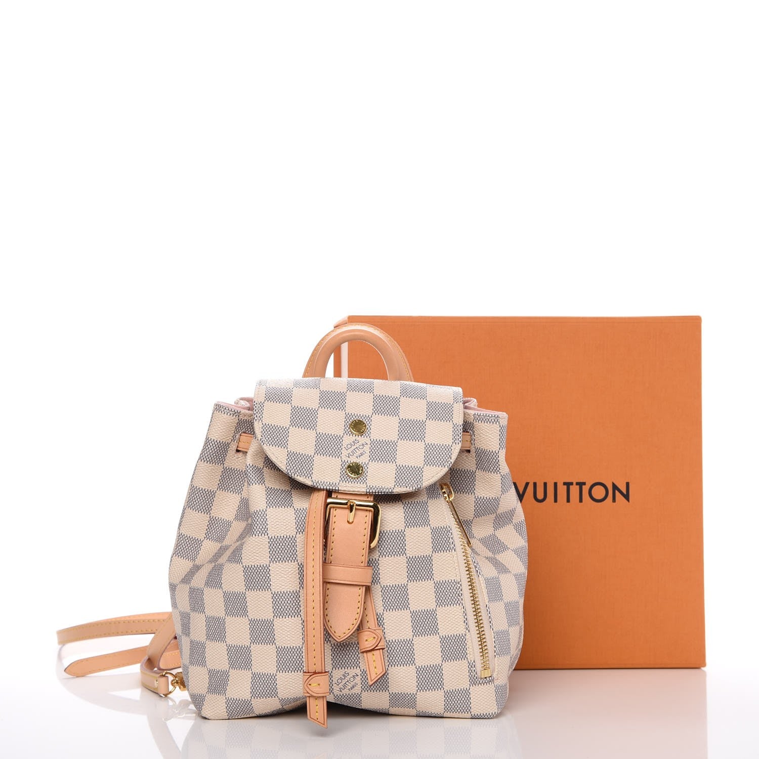 Louis Vuitton Damier Azur Sperone BB Backpack 10 of 10