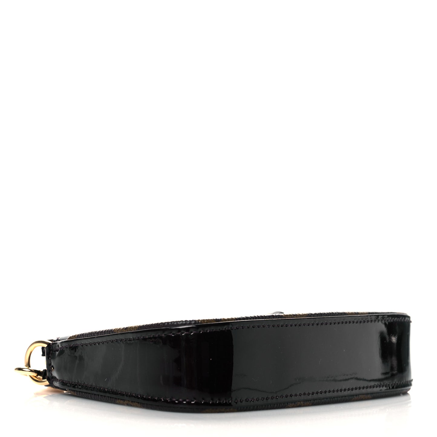 Vernis Monogram Mini Pochette Accessories Amarante