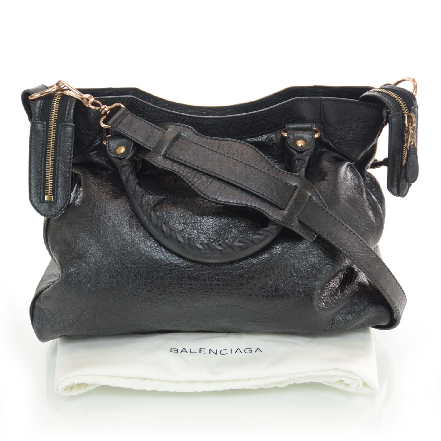 Balenciaga Agneau Giant 12 Rose Gold Hardware Velo Black 3 of 10
