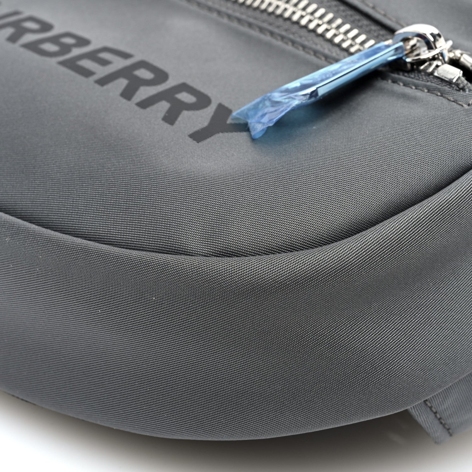 Burberry Econyl Logo Print Small Cannon Bum Bag Charcoal Grey 9 of 9