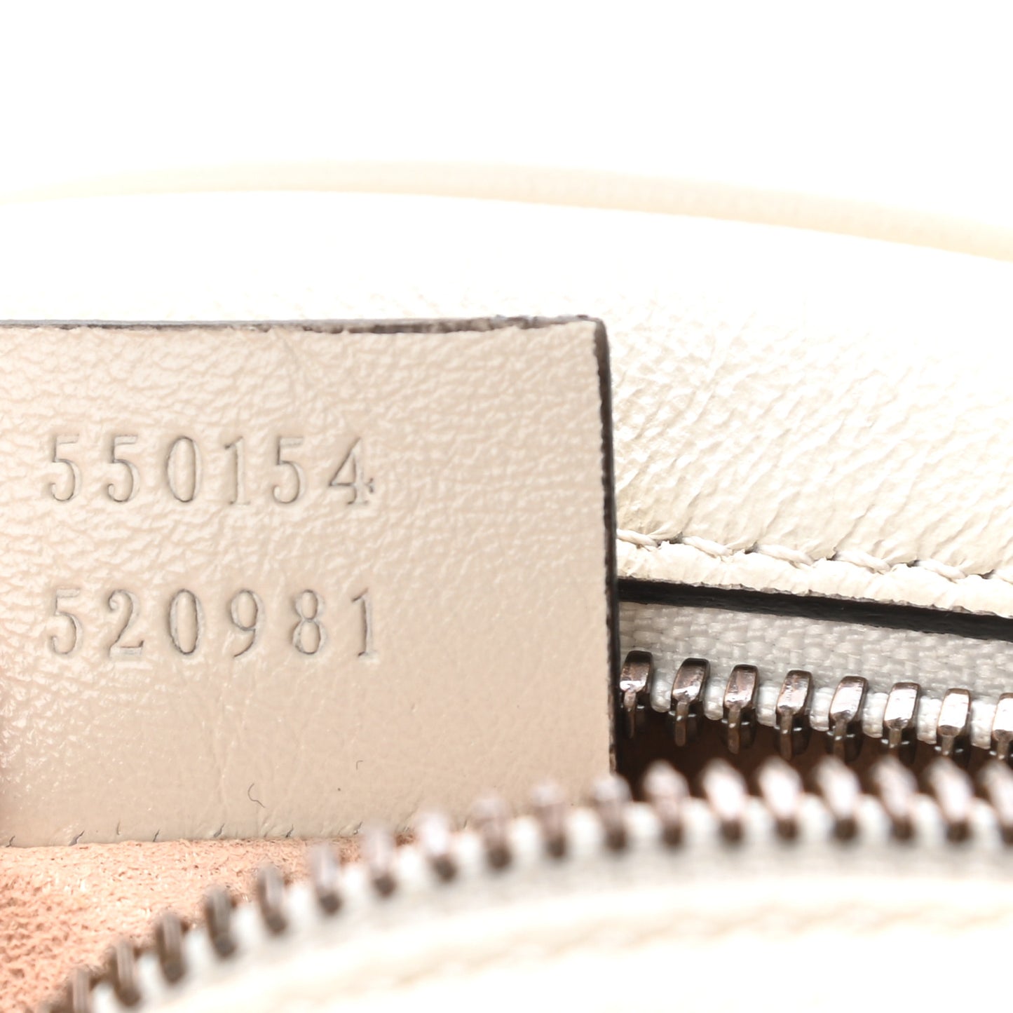 Calfskin Matelasse Mini GG Marmont Round Shoulder Bag White