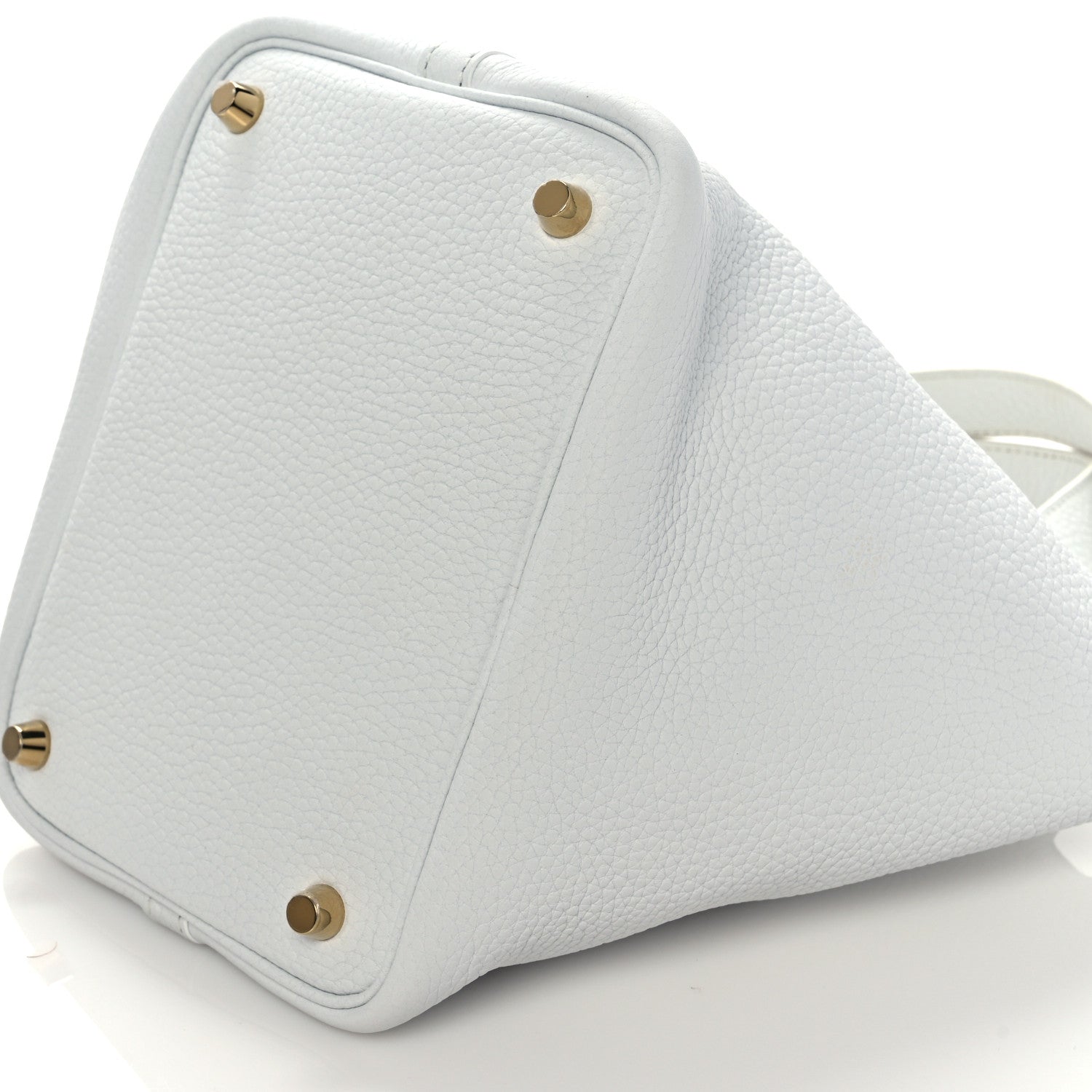 Hermes Taurillon Clemence Picotin Lock 18 PM White 9 of 11