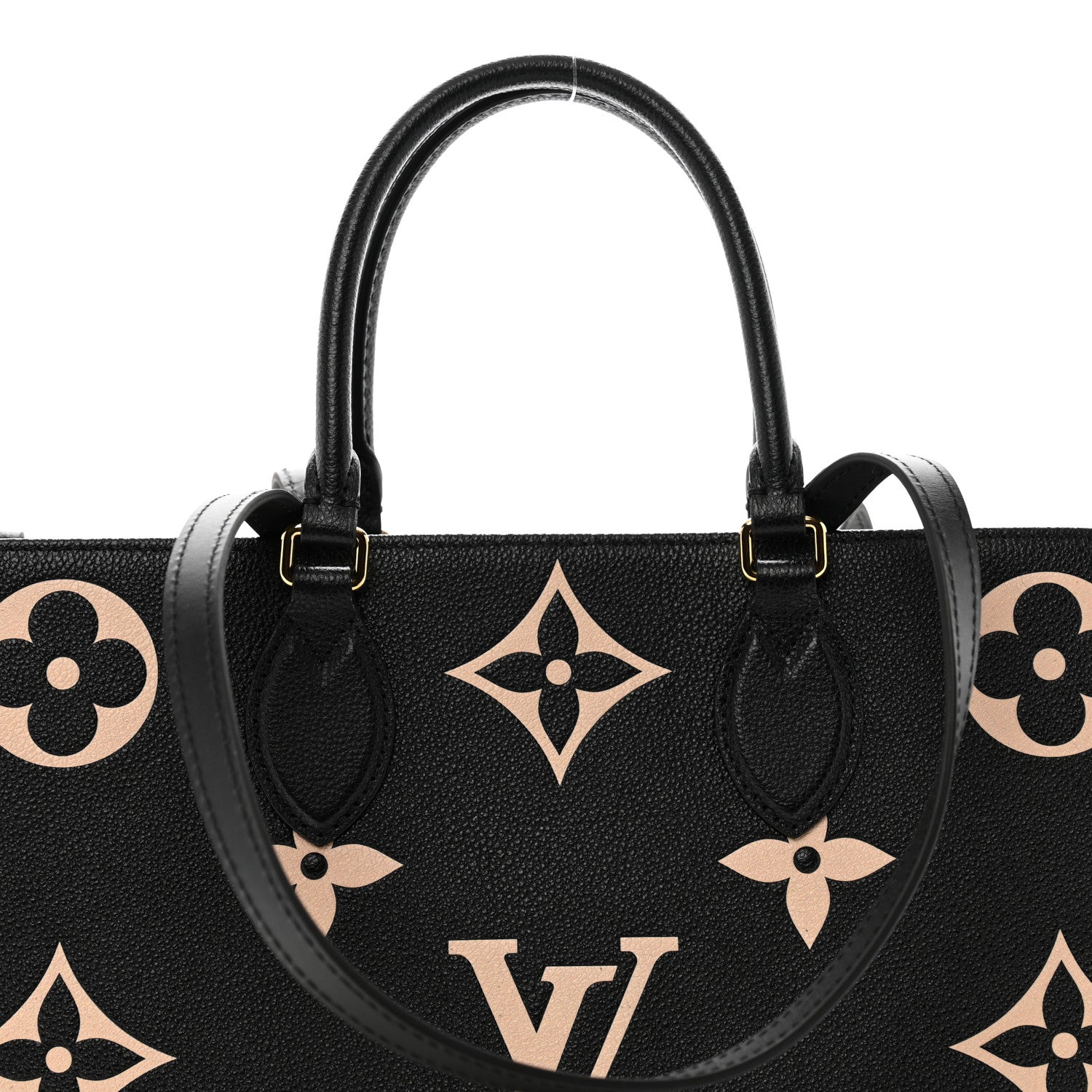 Louis Vuitton Empreinte Monogram Giant Onthego MM Black Beige 7 of 9