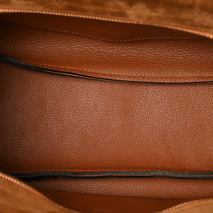 Chloe Shiny Grained Calfskin Small Marcie Clutch Tan 5 of 10