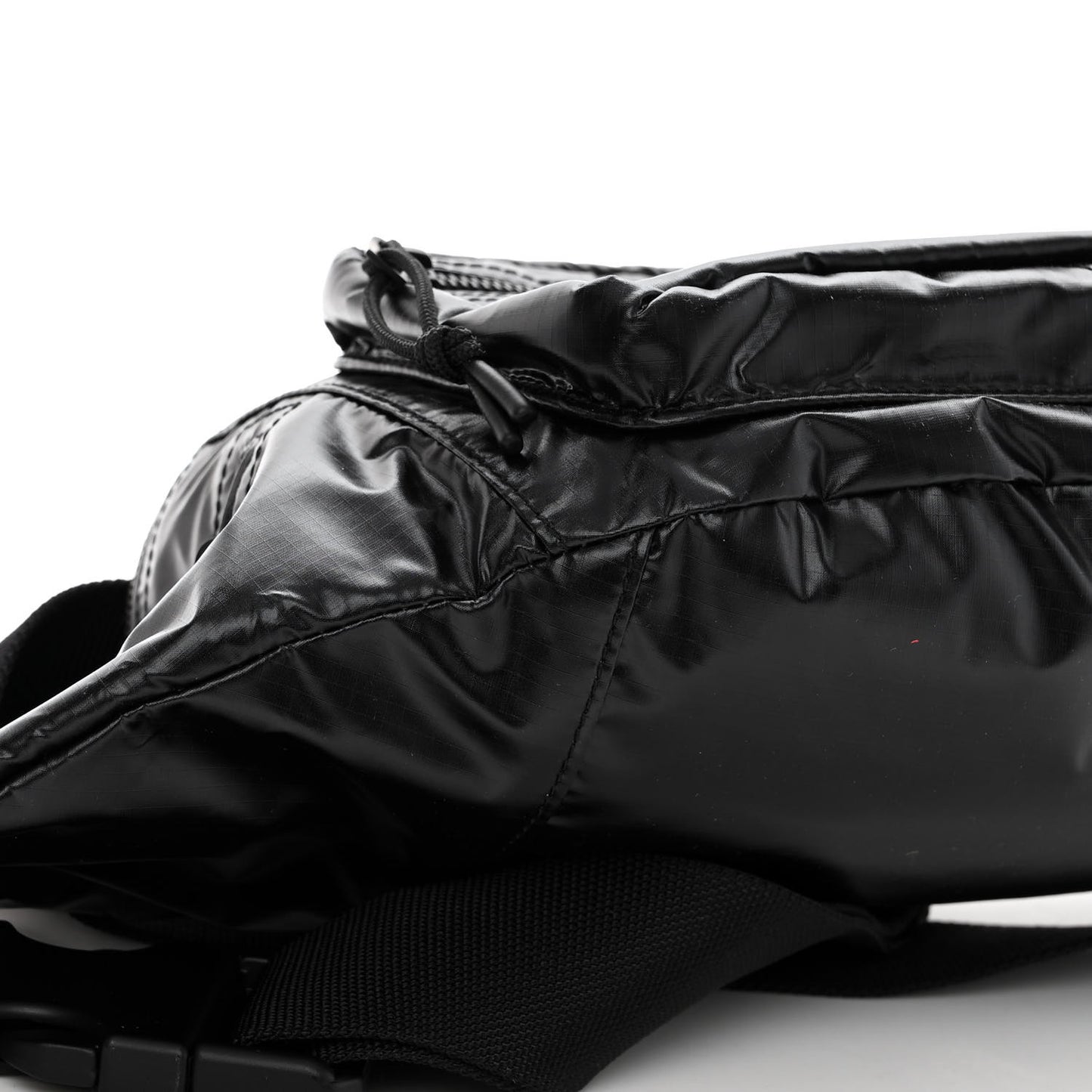 SAINT LAURENT Nylon Logo Nuxx Body Belt Bag Black