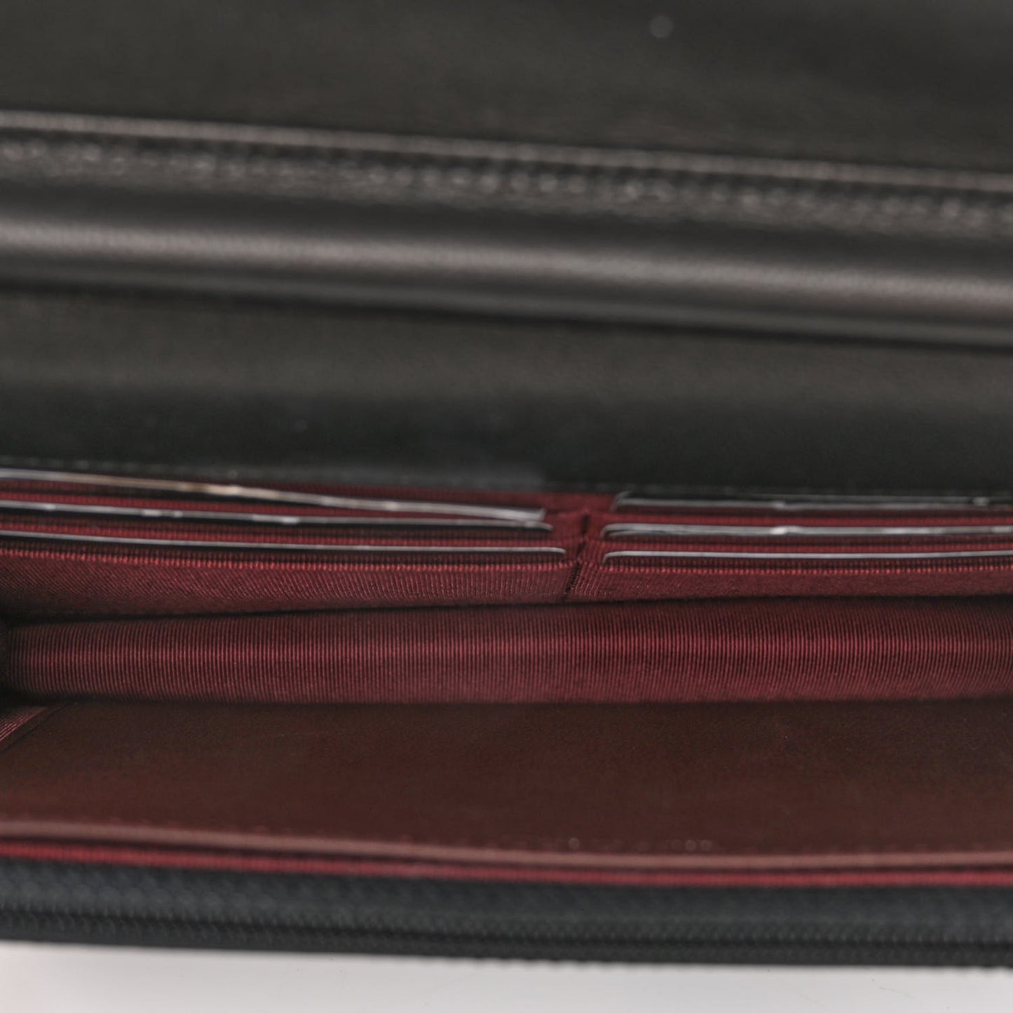 Aged Calfskin Quilted Reissue Wallet On Chain WOC Black