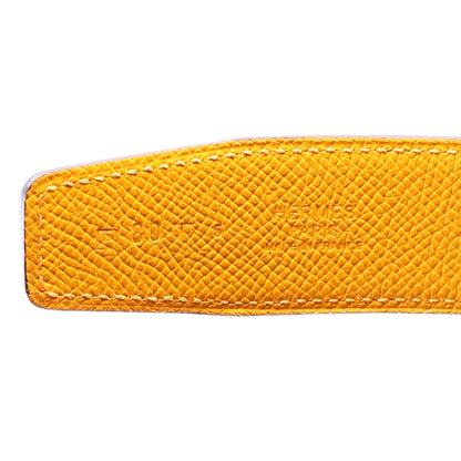 Hermes Swift Epsom 32mm Belt Strap 80 32 Mangue Gold 5 of 6