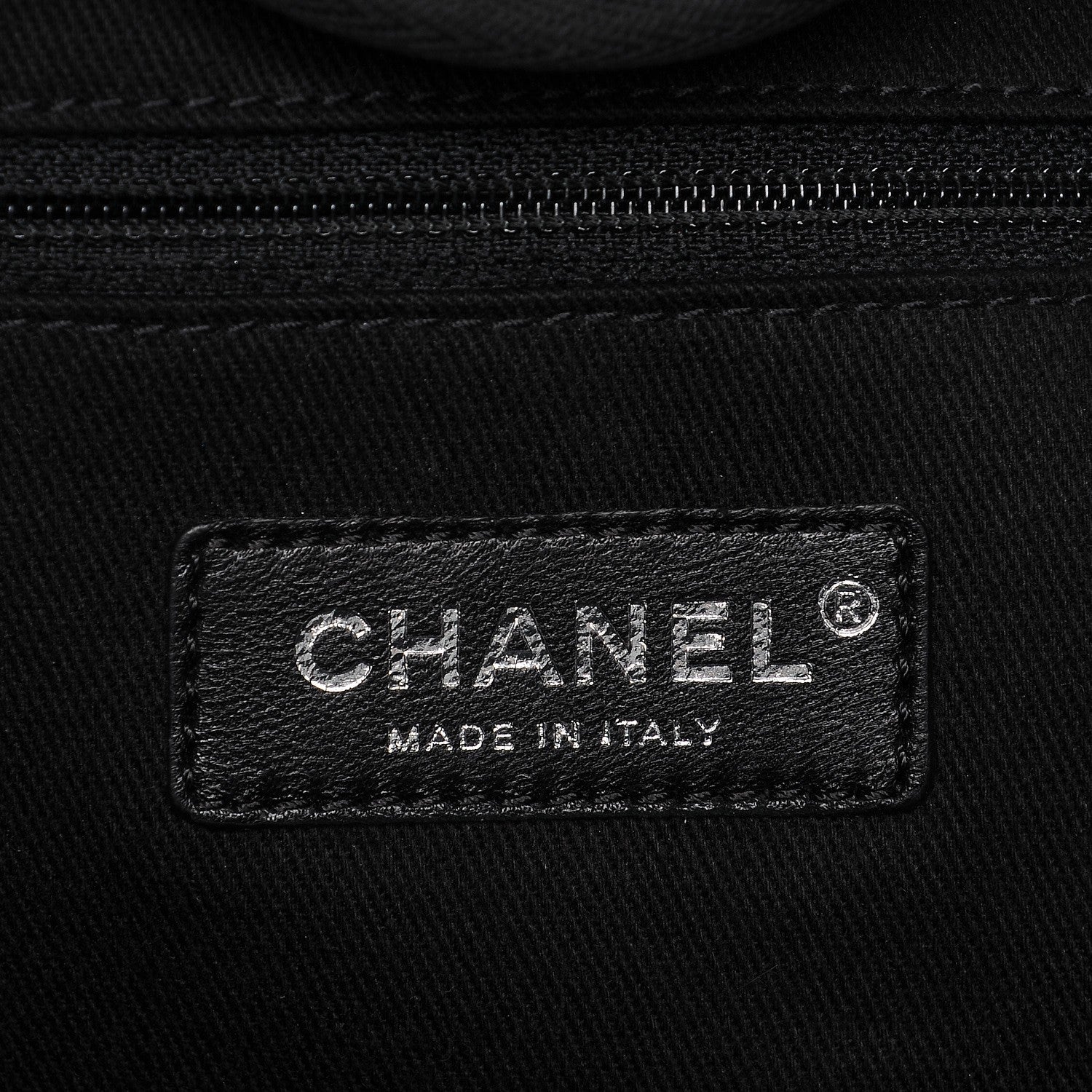 Chanel Canvas Large Deauville Tote Grey 7 of 8