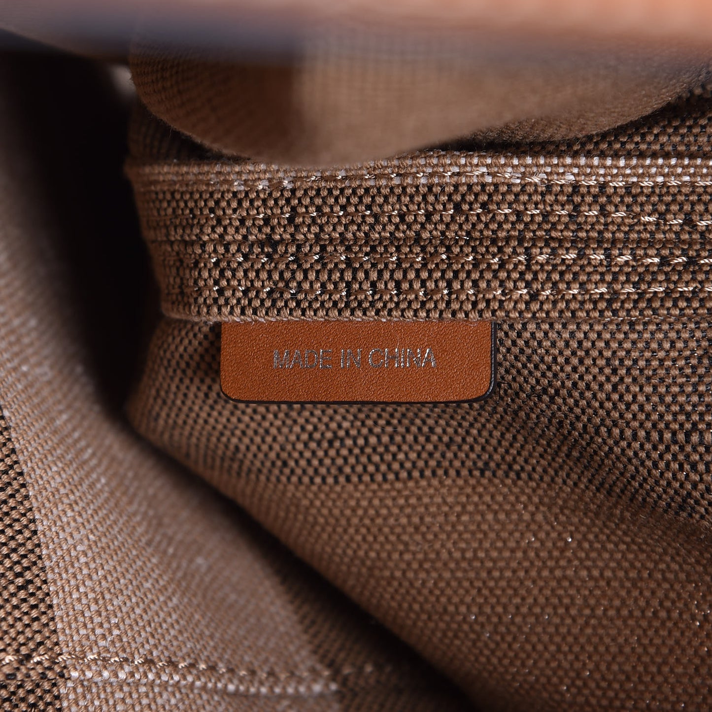 Canvas Mega Check Medium Ashby Hobo Saddle Brown