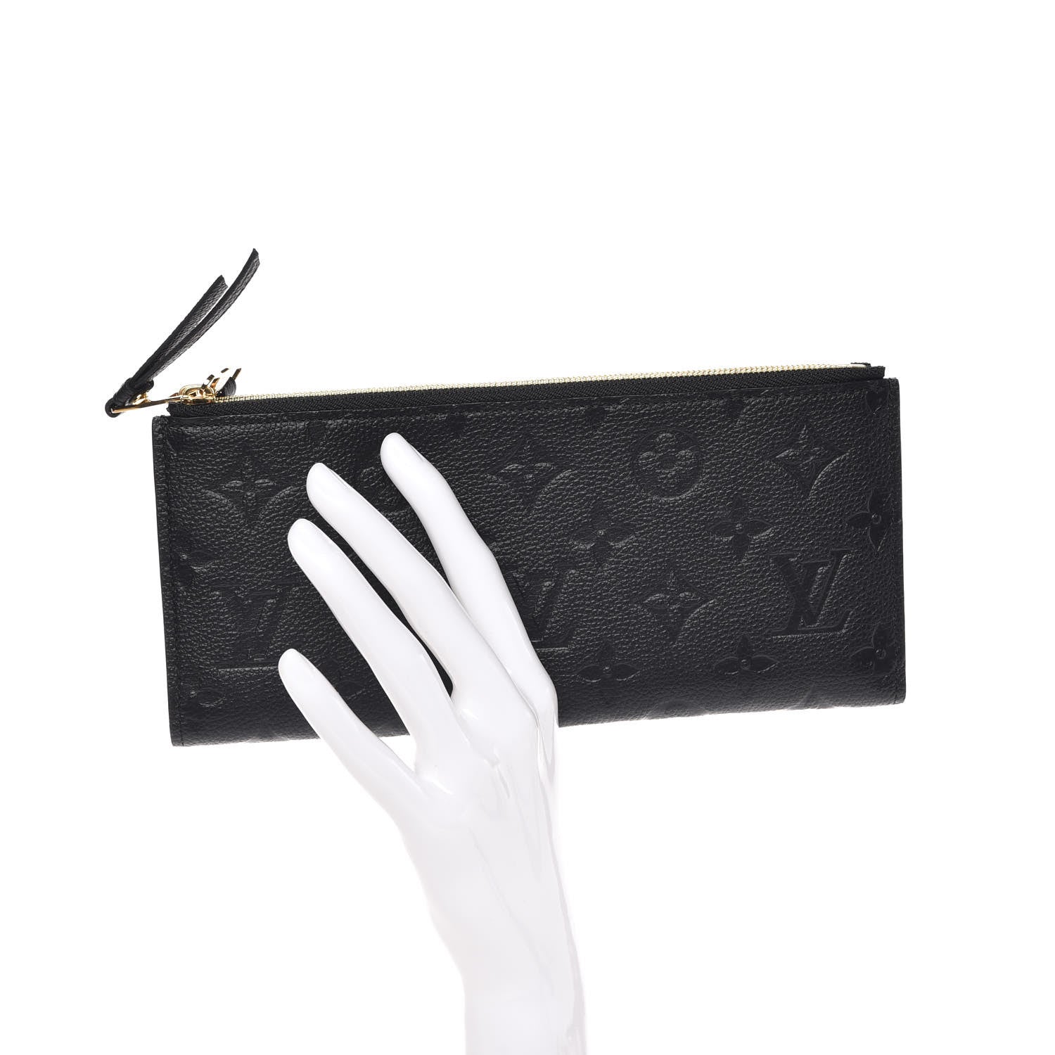 Louis Vuitton Empreinte Adele Wallet Black 2 of 6