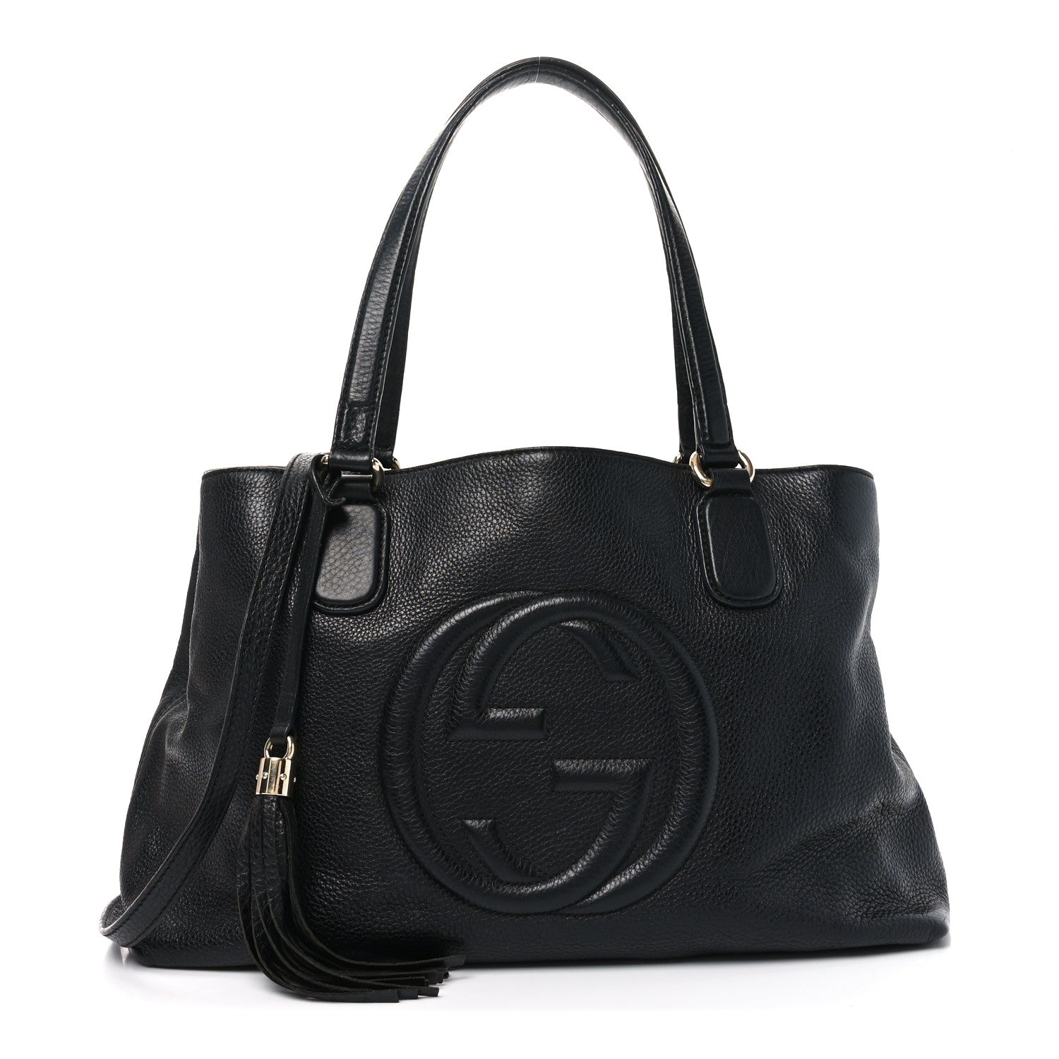 Gucci Cellarius Calfskin Medium Soho Working Tote Black 1 of 11