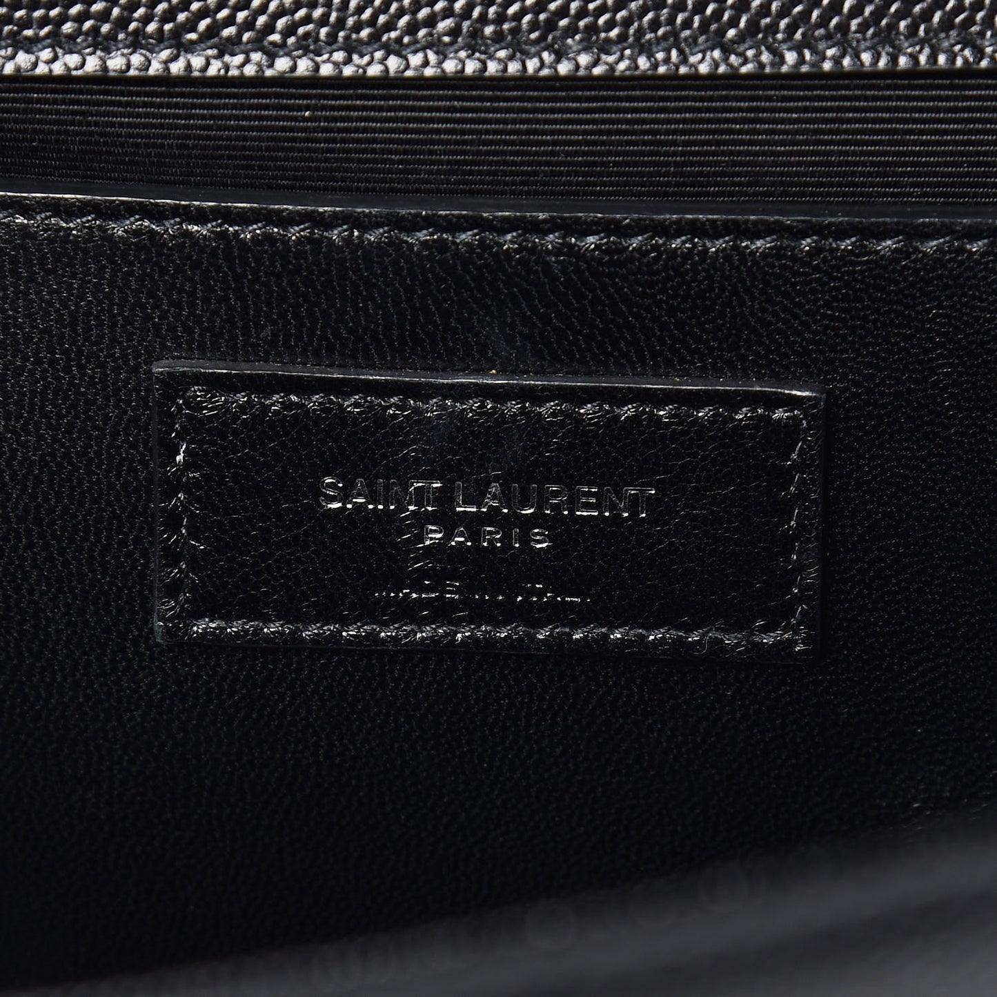 Grain De Poudre Large Classic Monogram Kate Satchel Black
