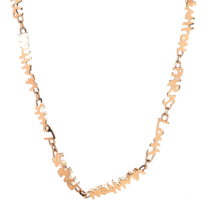 Louis Vuitton Graffiti PM Necklace Gold 1 of 6