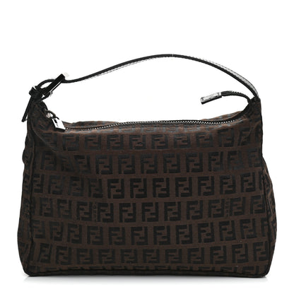 Fendi Zucchino Mini Pochette Tobacco Moro 1 of 10