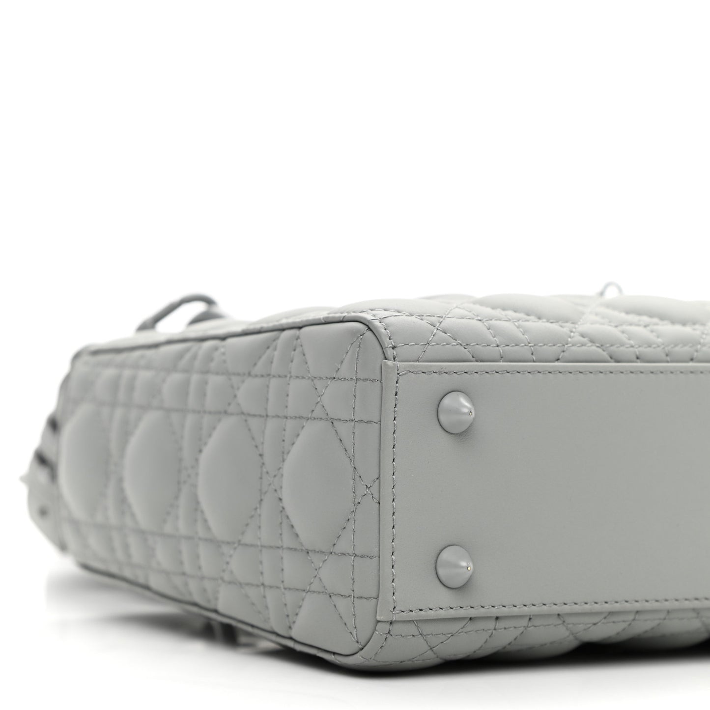 Ultra Matte Calfskin Cannage Small My ABCDior Lady Dior Gray