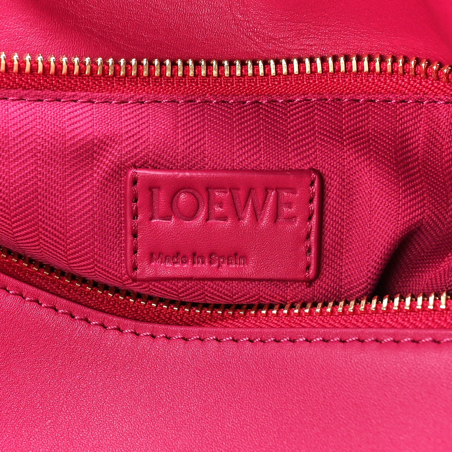 Satin Calfskin Monochrome Small Puzzle Edge Bag Ruby Red Glaze