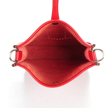 Hermes Taurillon Clemence Amazone Evelyne TPM Rouge Casaque Bleu Saphir 5 of 7
