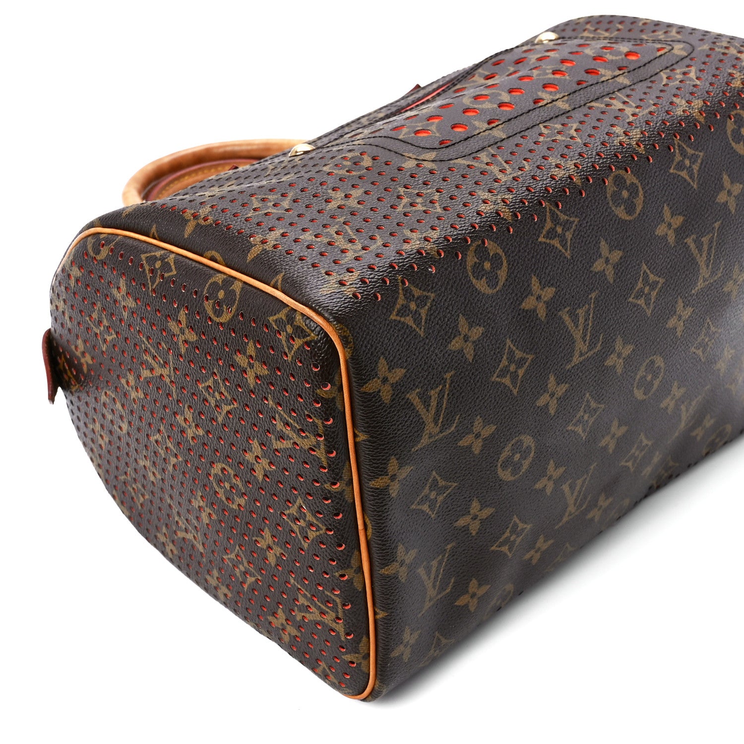 Louis Vuitton Monogram Perforated Speedy 30 Orange 9 of 12