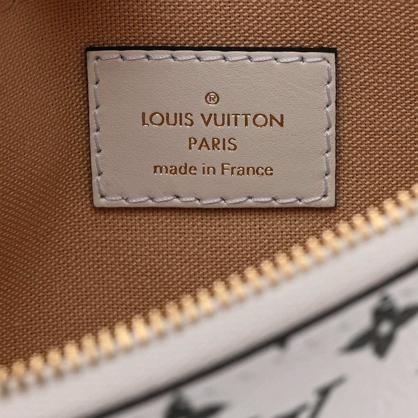 Monogram Giant Neverfull MM GM Pochette White