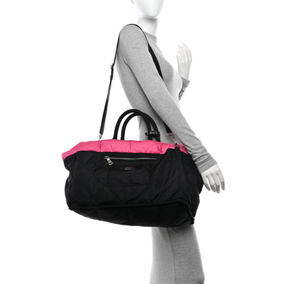 Prada Tessuto Nylon Bomber Tote Fuxia 2 of 19