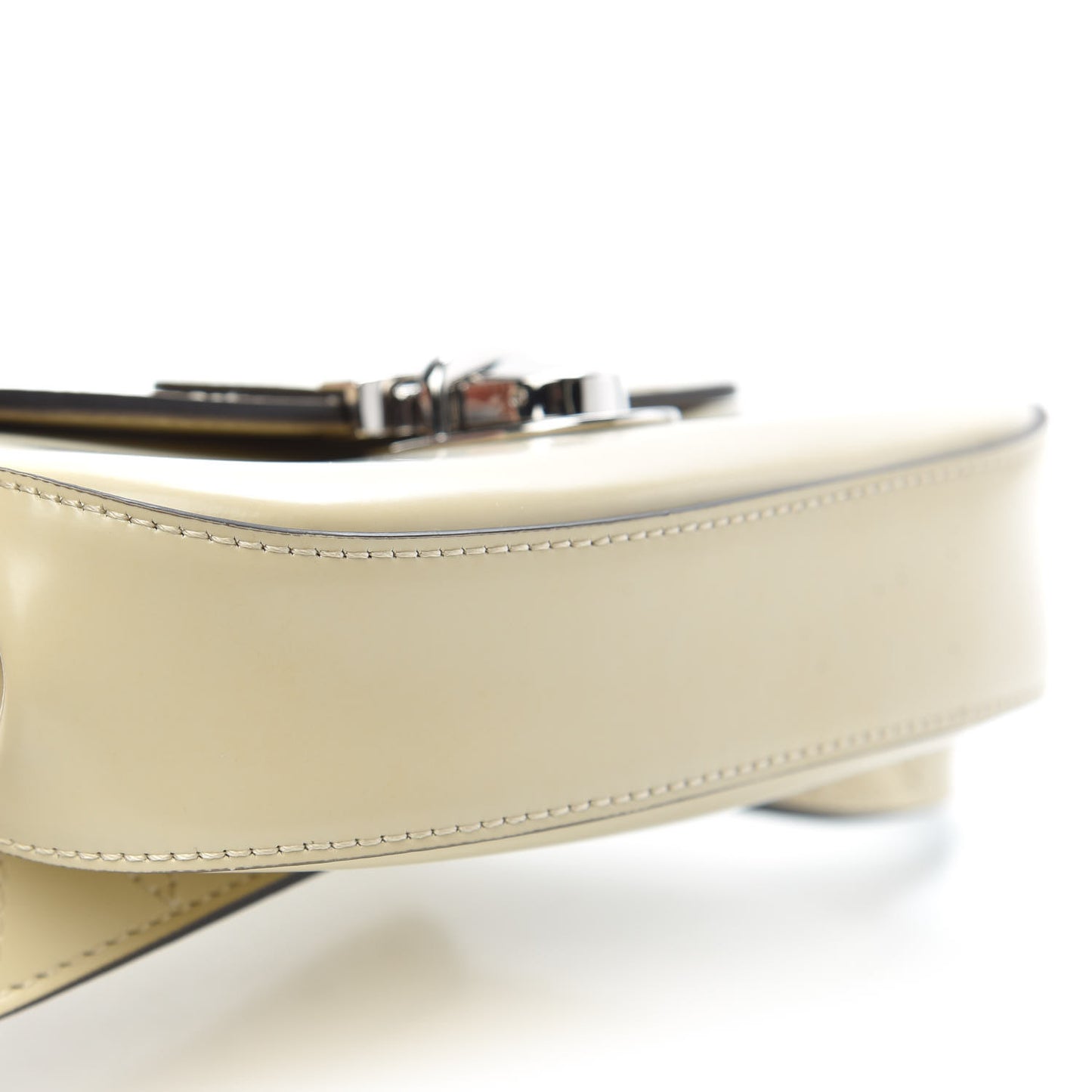 Calfskin Childrens Heart Belt Bag White