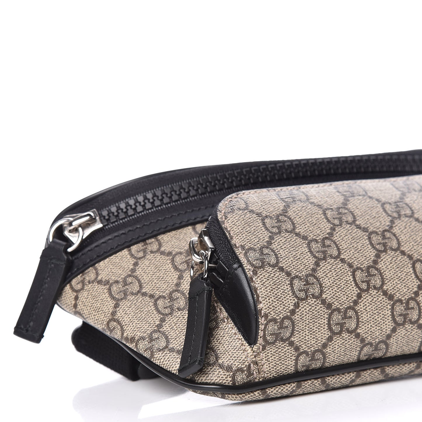 GG Supreme Monogram Belt Bag Black
