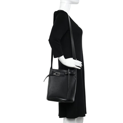 Celine Smooth Calfskin Long Strap Big Bucket Bag Black 2 of 11