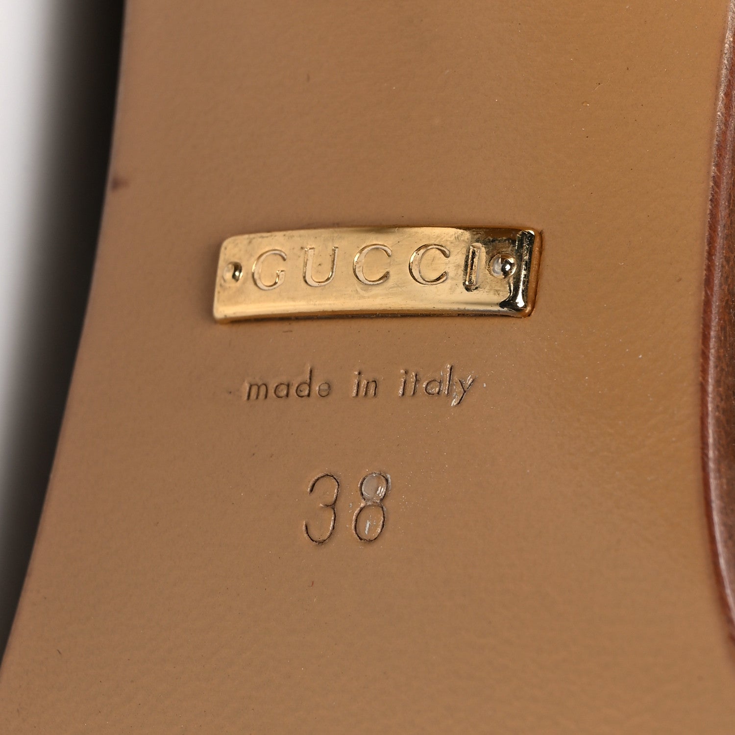 Gucci Monogram Lisa Mid Heel Boots 38 Beige Ebony 7 of 8