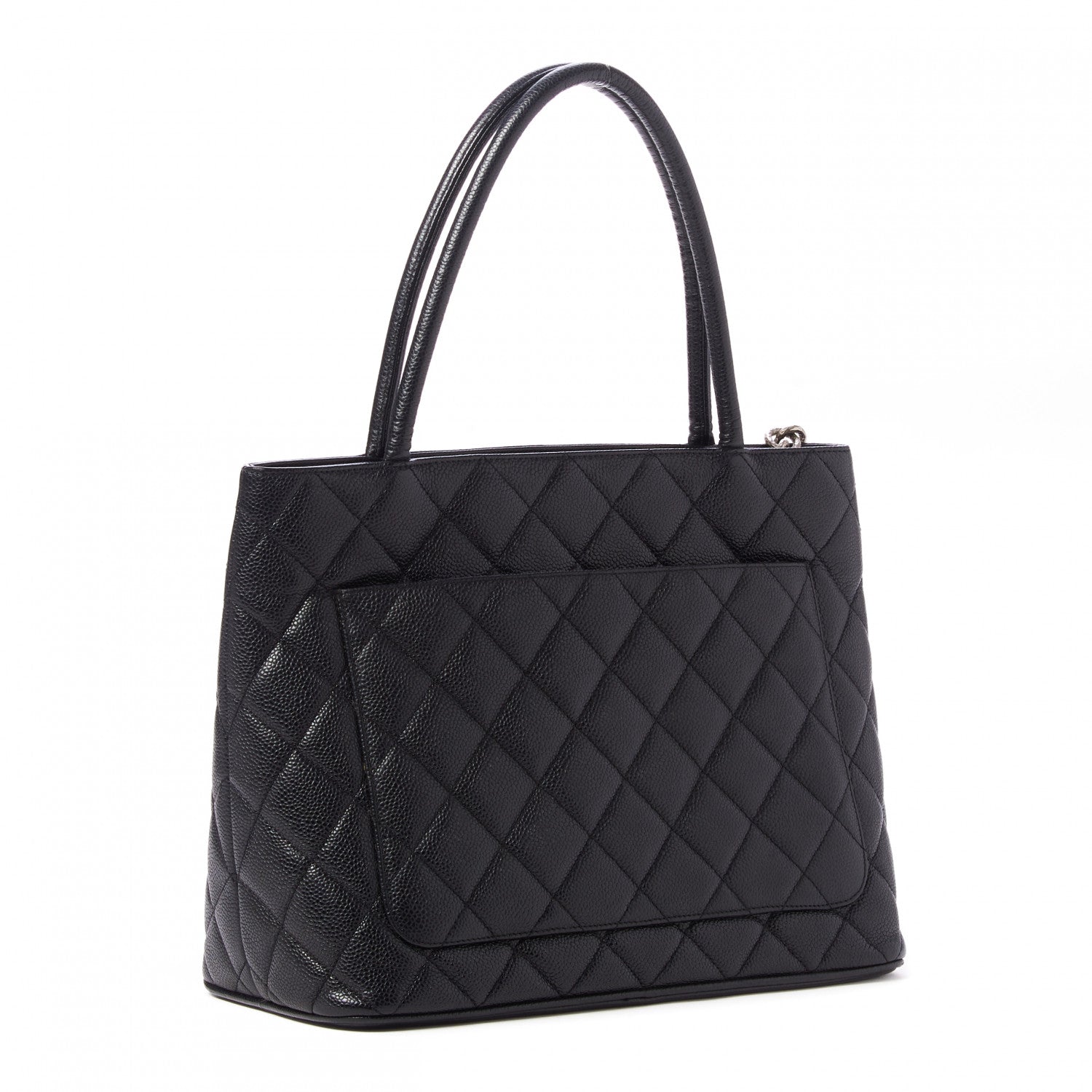 Chanel Caviar Quilted Medallion Tote Black 3 of 10