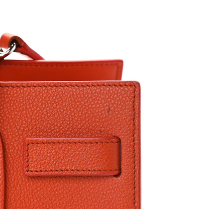 Saint Laurent Grained Calfskin Baby Sac De Jour Mandarine 12 of 13