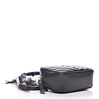 Saint Laurent Calfskin Matelasse Monogram Lou Belt Bag Dark Smog 4 of 10