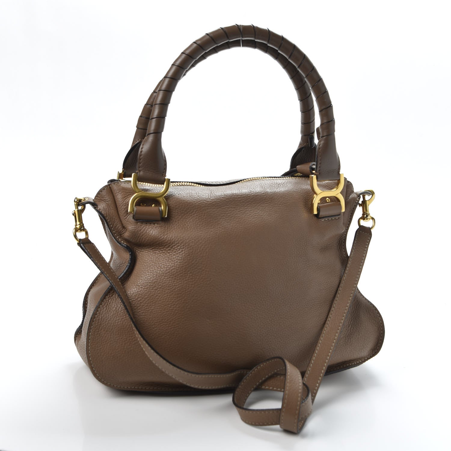 Chloe Calfskin Medium Marcie Satchel Nut 2 of 14