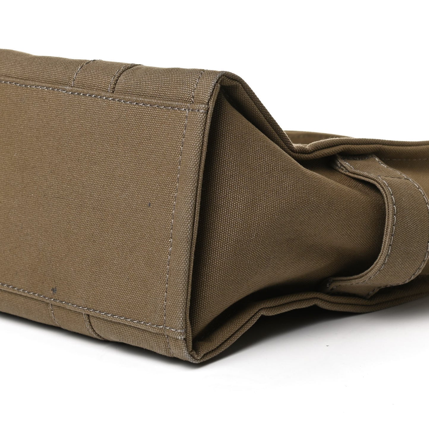 Cotton Canvas Medium The Traveler Tote Bag Slate Green