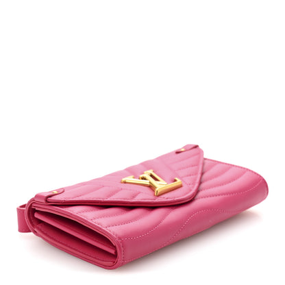 Louis Vuitton Calfskin New Wave Long Wallet Freesia 4 of 13
