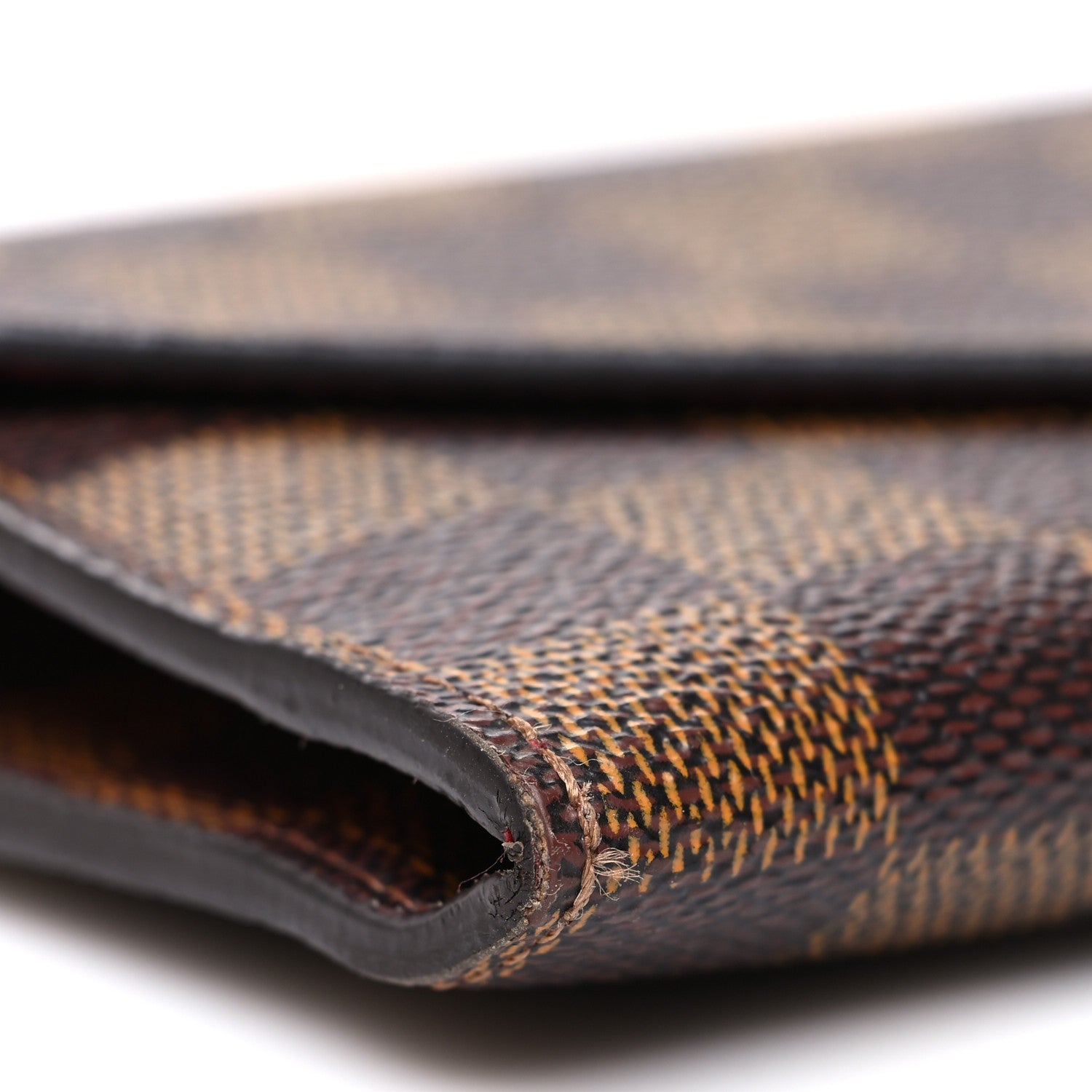 Louis Vuitton Damier Ebene Josephine Wallet Red 9 of 10