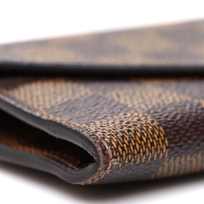 Louis Vuitton Damier Ebene Josephine Wallet Red 9 of 10
