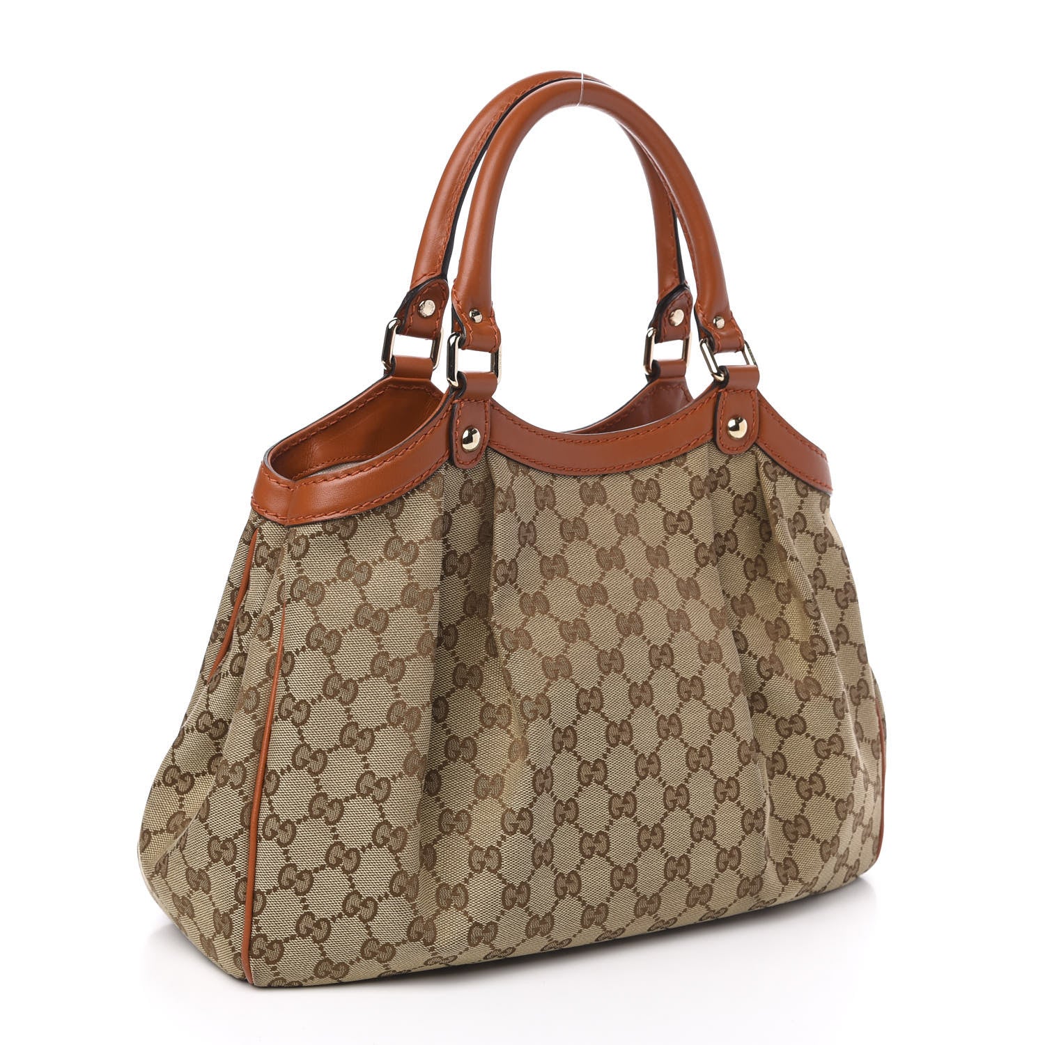 Gucci Monogram Medium Sukey Tote Orange 3 of 16