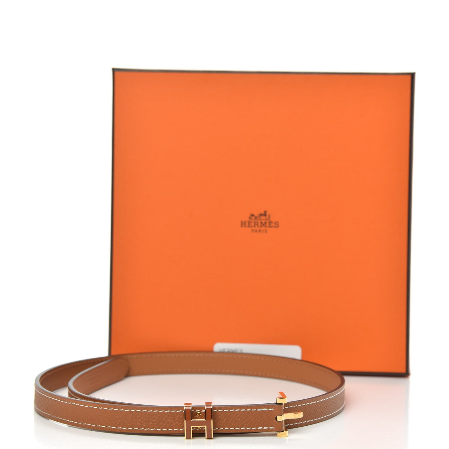 Epsom 15mm Pop H Belt 70 Gold